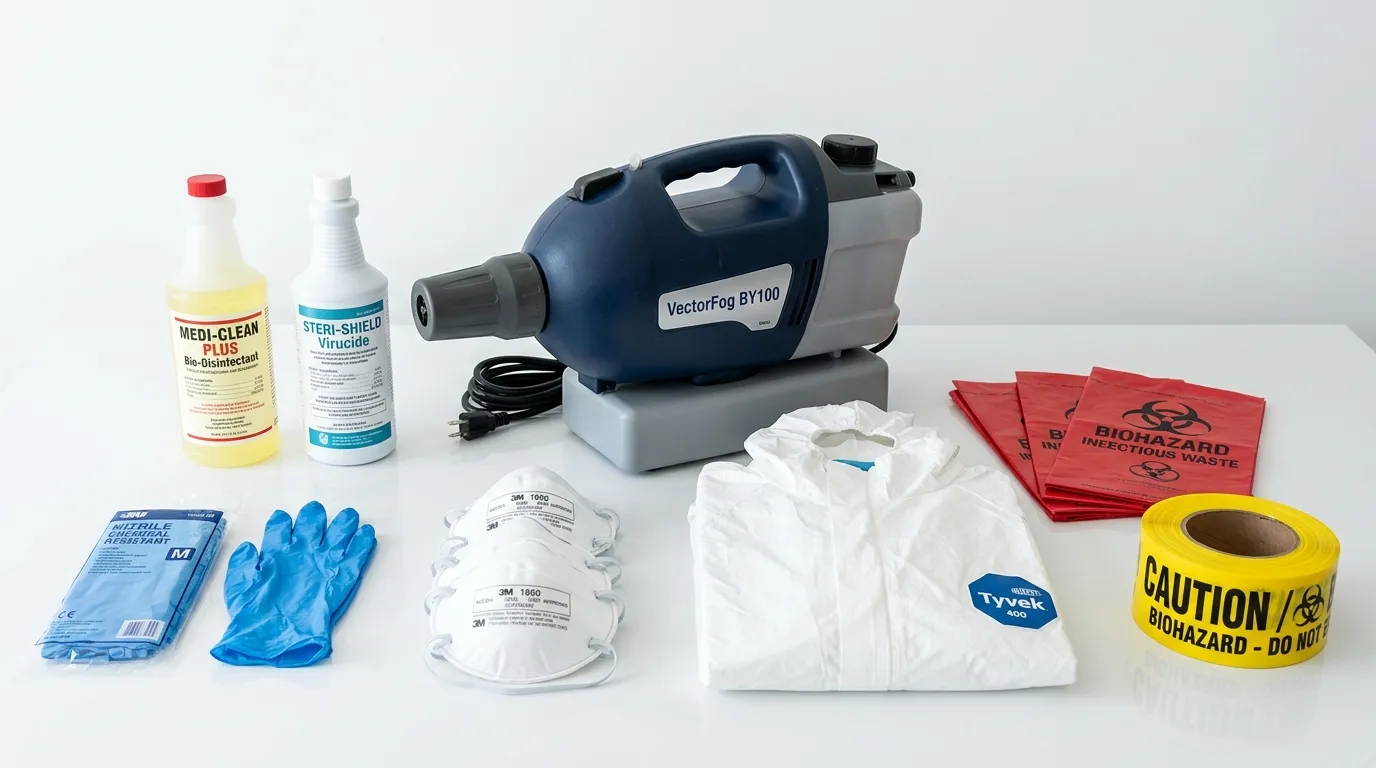 Professional biohazard remediation crew working in Chelsea